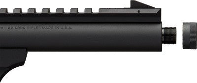 Browning Buck Mark Field .22 Long Rifle Semi-Auto Pistol with Suppressor Ready Threaded Barrel and Adjustable Sights