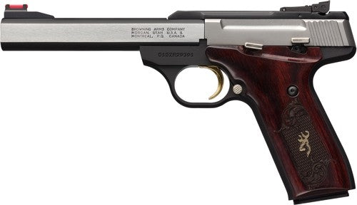 Browning Buck Mark Medallion .22 Long Rifle Semi-Auto Pistol with Fiber Optic Sights and ABS Case