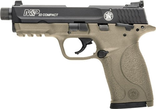 Smith & Wesson M&P22 Compact .22 LR Semi-Auto Pistol with 3.56-Inch Barrel and 10-Round Capacity and Flat Dark Earth Finish