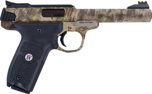 Smith & Wesson Sw22 Victory Adjustable .22 LR Semi-Auto Pistol with 5.5-Inch Barrel and 10-Round Capacity and Stainless Finish