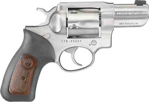 Ruger GP100 .357 Magnum 2.5-inch Stainless Revolver with Rubber Grips