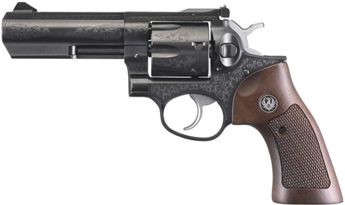 Ruger GP100 Deluxe 4-Inch Engraved Revolver in 357 Magnum