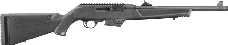 Ruger PC Carbine 9mm Luger Semi-Automatic Rifle with 16.1-inch Barrel and Adjustable Ghost Ring Sights