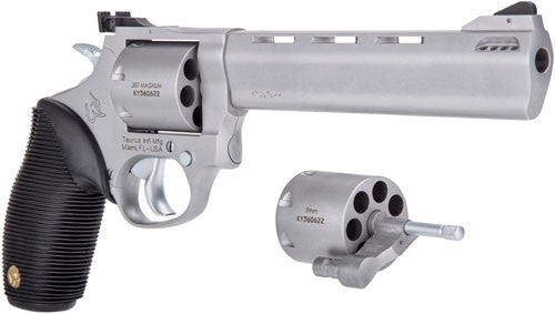 Taurus 692 .357 Magnum / 9mm Revolver with 6.5-inch Stainless Barrel and Adjustable Sights