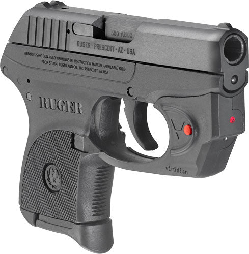 Ruger LCP .380 Auto with Red Viridian Laser and 6-Round Magazine