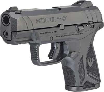 Ruger Security-9 Compact 9mm Luger Semi-Auto Handgun with 3.42-inch Alloy Steel Barrel