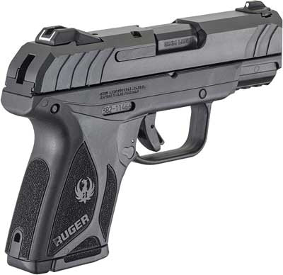 Ruger Security-9 Compact 9mm Luger Semi-Auto Handgun with 3.42-inch Alloy Steel Barrel