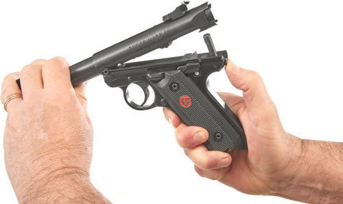 Ruger Mark IV Target .22 LR Semi-Auto Pistol with 5.5-Inch Barrel and Adjustable Sights