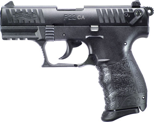 Walther P22 CA .22 LR Semi-Auto Pistol with 3.42-inch Barrel and Accessory Rail