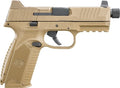 FN America FN 509 Tactical 9mm Luger with Flat Dark Earth Finish and Night Sights