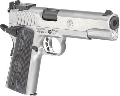 Ruger SR1911 Target 9mm Semi-Auto Pistol with Stainless Finish and Adjustable Sights