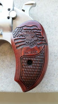 Bond Arms Patriot Double Barrel 3-inch .45LC/410 with Flag & Eagle Grip and Holster