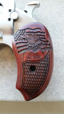 Bond Arms Patriot Double Barrel 3-inch .45LC/410 with Flag & Eagle Grip and Holster