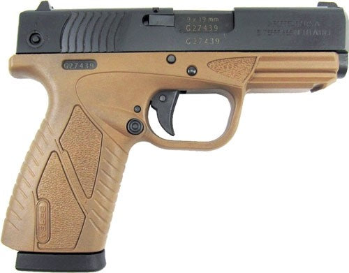 Bersa BP9DECC 9mm Flat Dark Earth Semi-Auto Pistol with 8-Round Magazine