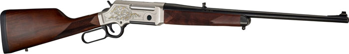 Henry H14 Long Ranger Deluxe .243 Winchester Sporting Rifle with Walnut Stock and Gold Inlay