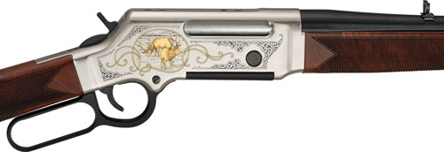 Henry H014WL308 Long Ranger Elk Sporting Rifle in .308 Winchester with Walnut Stock and Gold Inlay