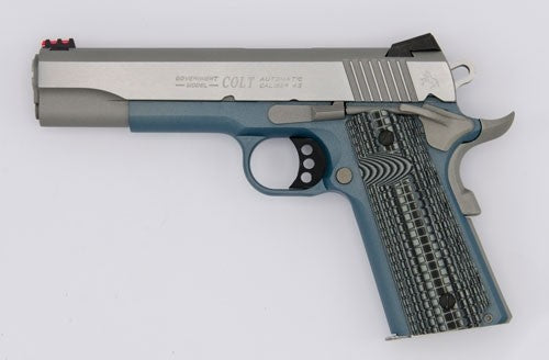 Colt Competition .45 ACP 5-Inch Semi-Auto Pistol with Adjustable Fiber Optic Sights