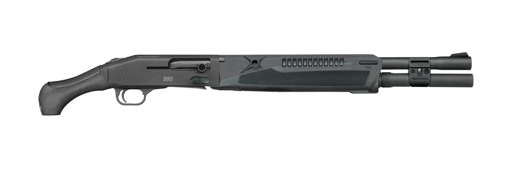 Mossberg 990 Security SPX 12-Gauge Shotgun with 18.5-Inch Barrel and Matte Black Finish