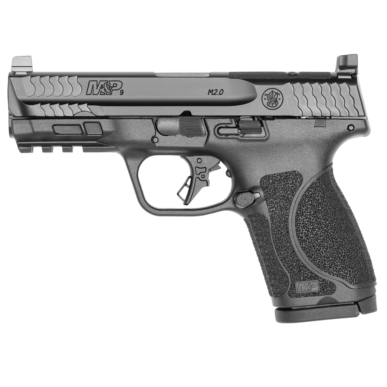 Smith & Wesson M&P Compact M2.0 9mm Pistol with 4-Inch Barrel and Optics Ready Design