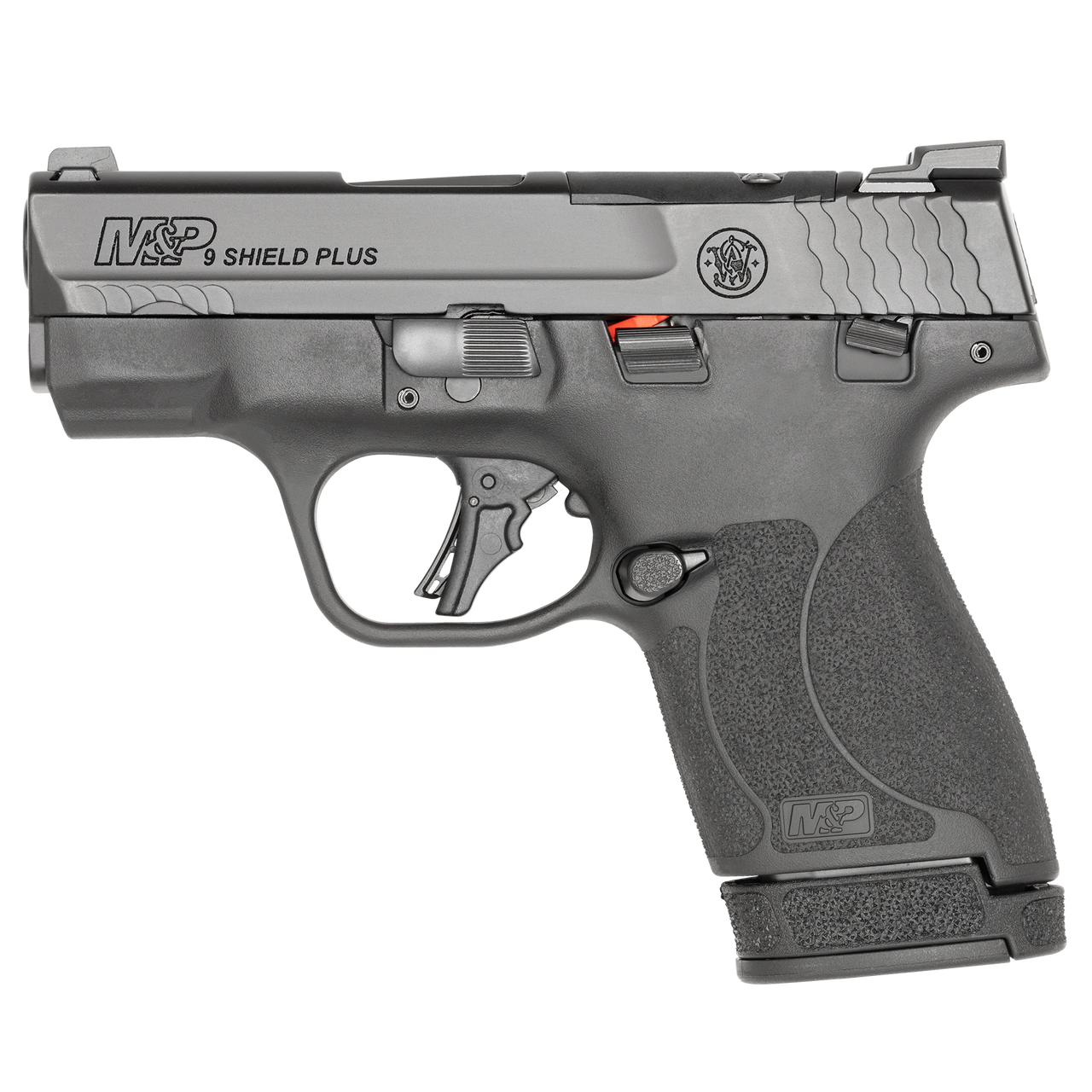 Smith & Wesson M&P Shield Plus 9mm Micro-Compact Pistol with Optics Ready, 3.1 Inch Barrel, Black Armornite Finish