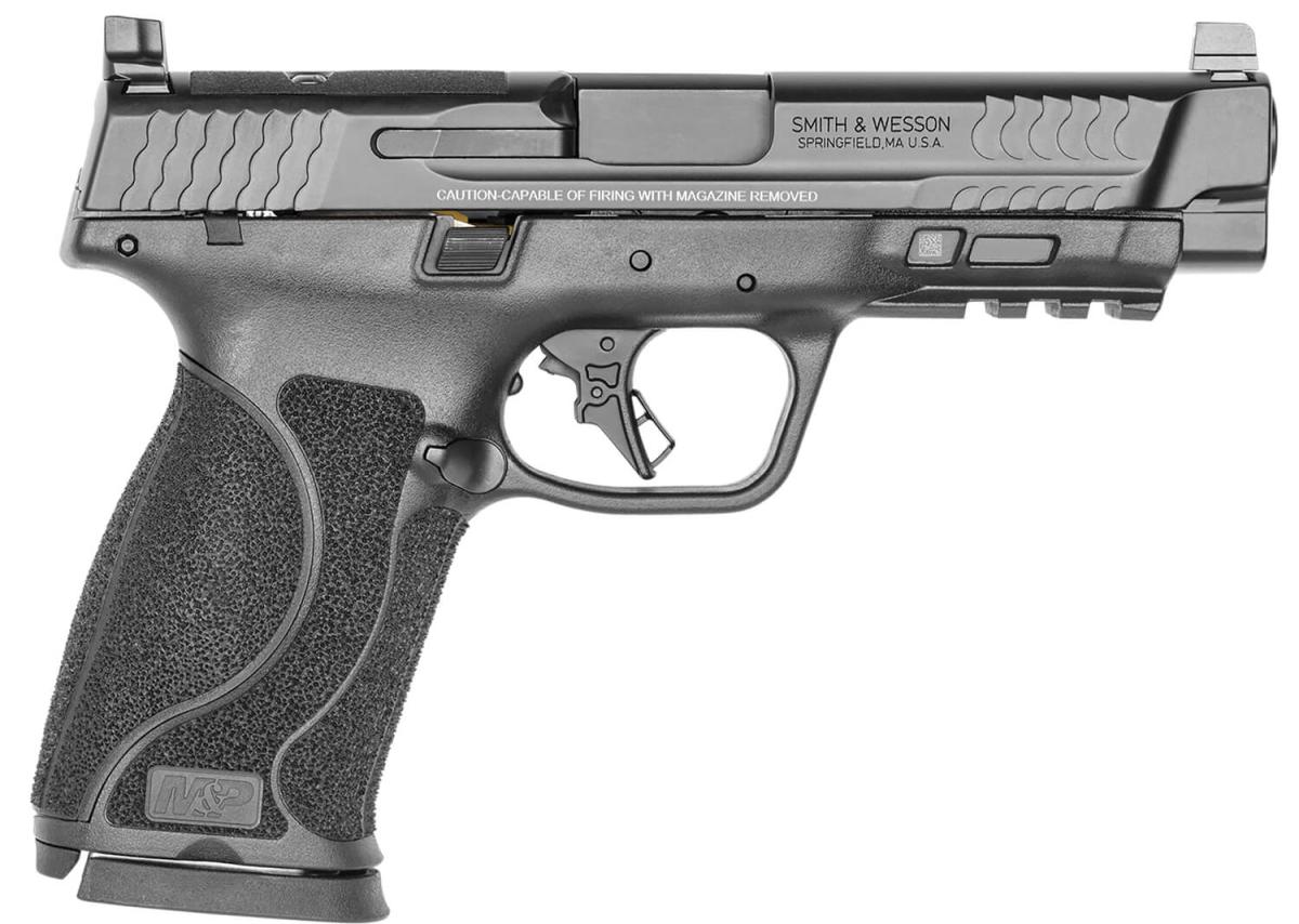 Smith & Wesson M&P 2.0 10mm Compact Pistol with 4-Inch Barrel and Optics Ready - Black Armornite Finish