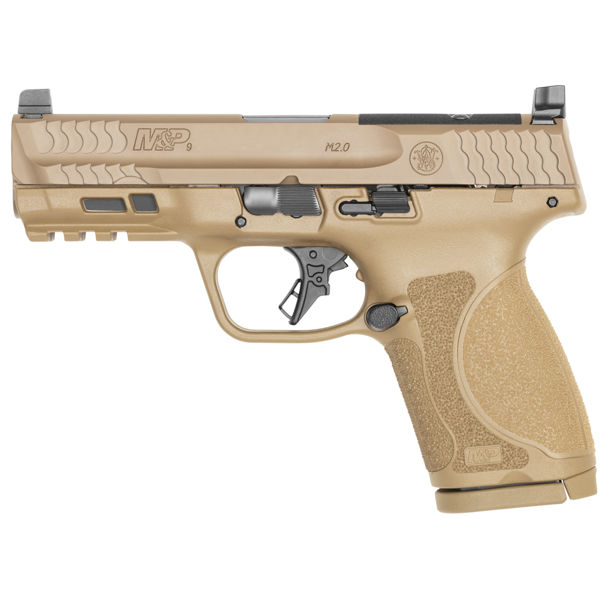 Smith & Wesson M&P 9 Compact M2.0 4-Inch Optic Ready Pistol in Flat Dark Earth