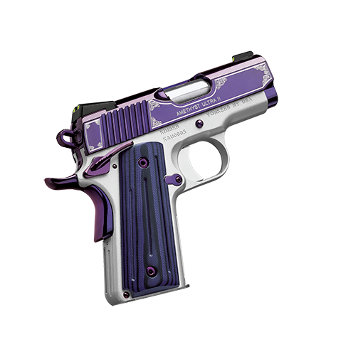 Kimber Amethyst Ultra II 45 Pistol with Night Sights and Purple PVD Finish