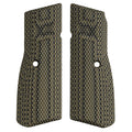 FN High Power G10 Dirty Olive Grips - Durable Firearm Accessory