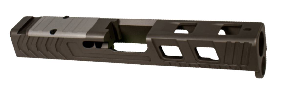 Shark Coast Tactical Sarasota II GLOCK 19 G5 Black Slide with RMR Optic Cut - Part No. 100-010-0105-01