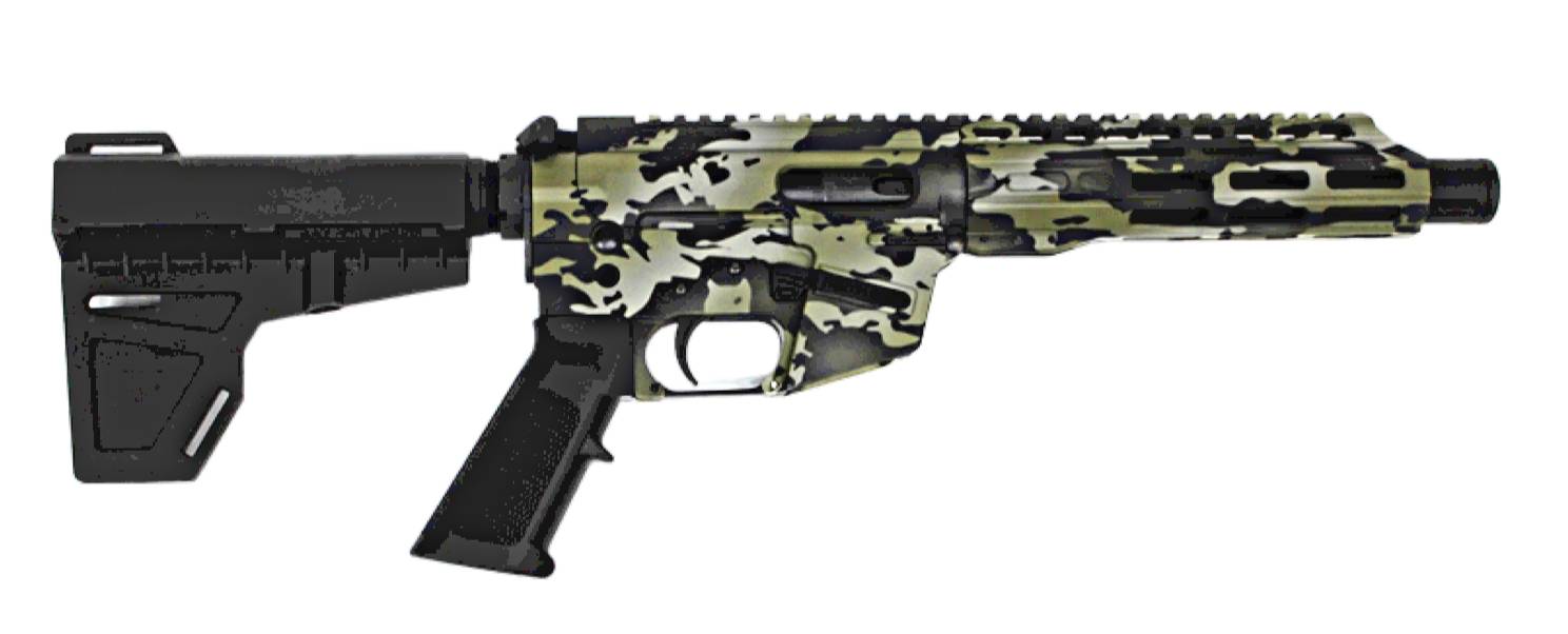 Freedom Ordnance FX9-P-MULTICAM 9mm Semi-Automatic Pistol with 9-Inch Barrel and MultiCam Finish