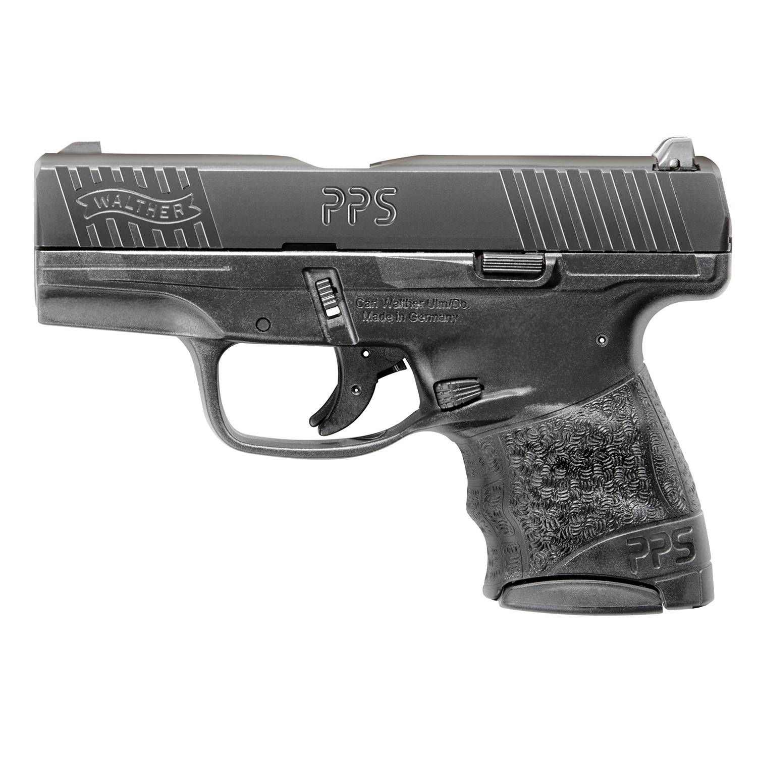 Walther PPS M2 9mm Pistol with 3.18-inch Barrel, Black Polymer Frame