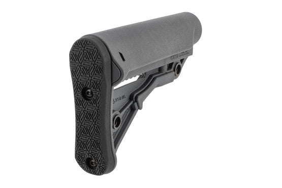 Thril Combat Competition Stock Gray - Collapsible Polymer Rifle Stock with Adjustable Fit