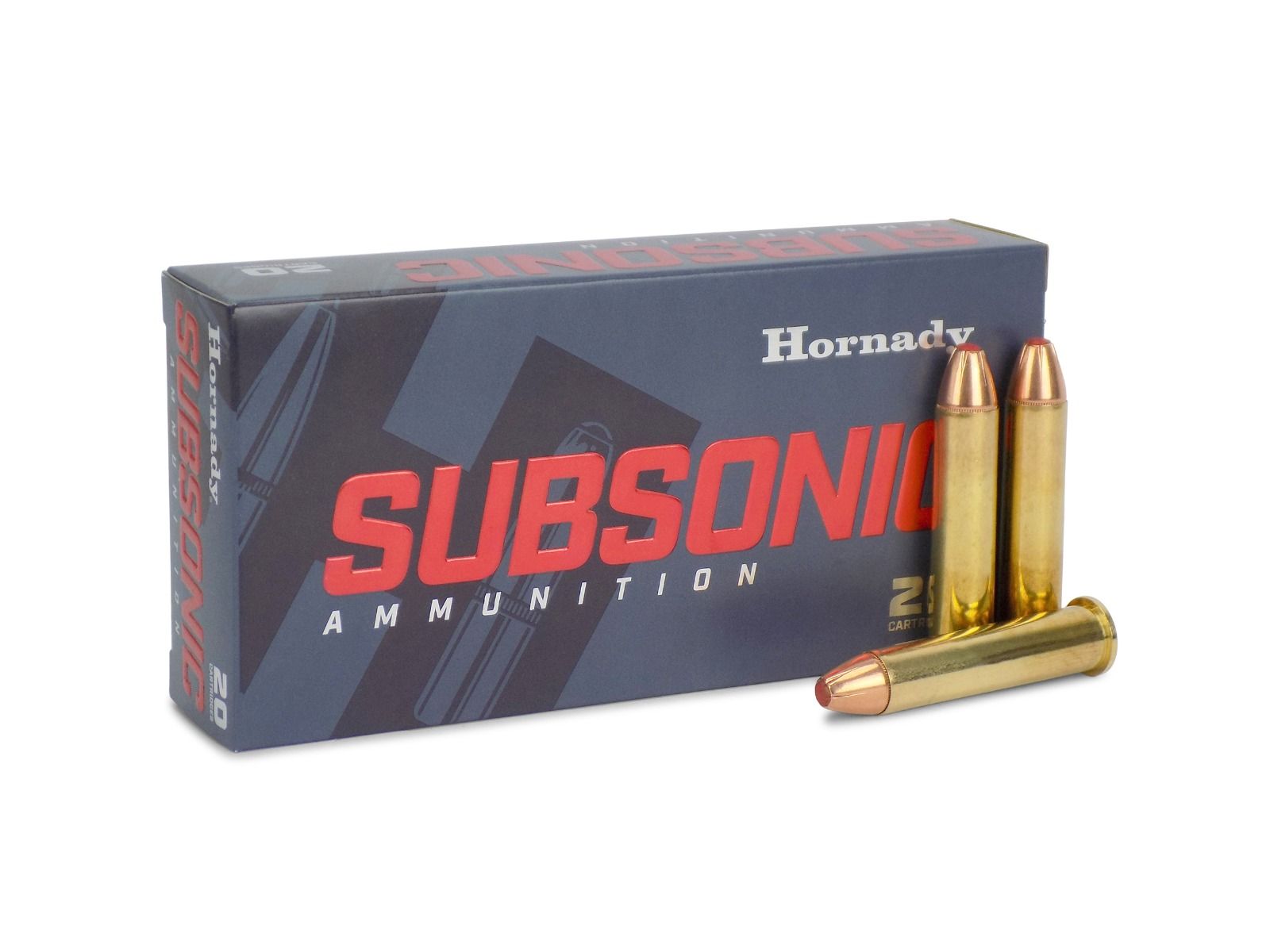 Hornady Subsonic X .45-70 Government 410 Grain Hunting Ammo, 20 Rounds per Box