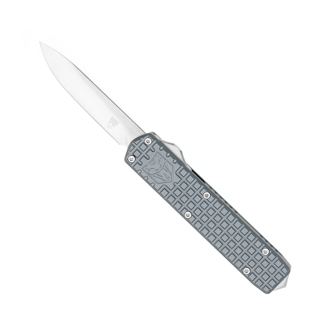 Cobratec Knives Small Warrior Grey M390 Drop Point Non-Serrated – Precision Tactical Knife