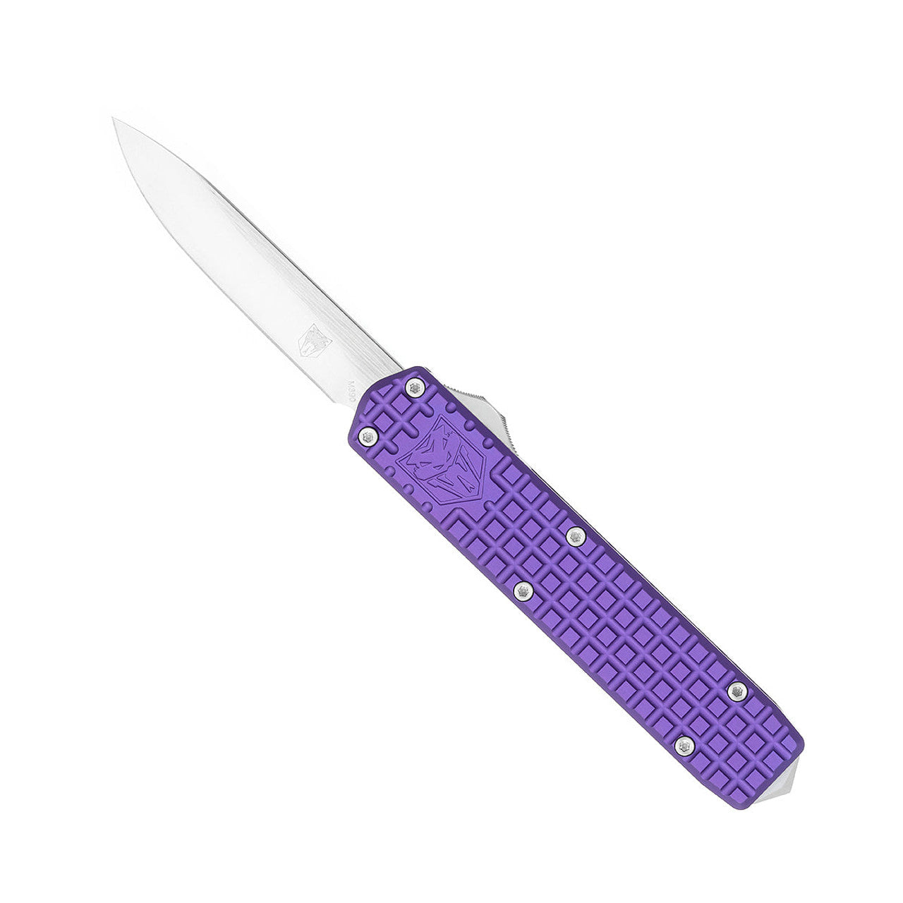 Cobratec Knives Small Warrior Purple M390 Drop Non-Serrated - Compact Tactical Knife