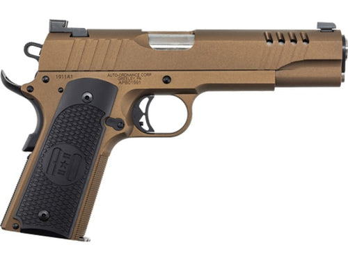 Auto Ordnance 1911TCAC10 .45 ACP Semi-Auto Pistol with Burnt Bronze Cerakote Finish