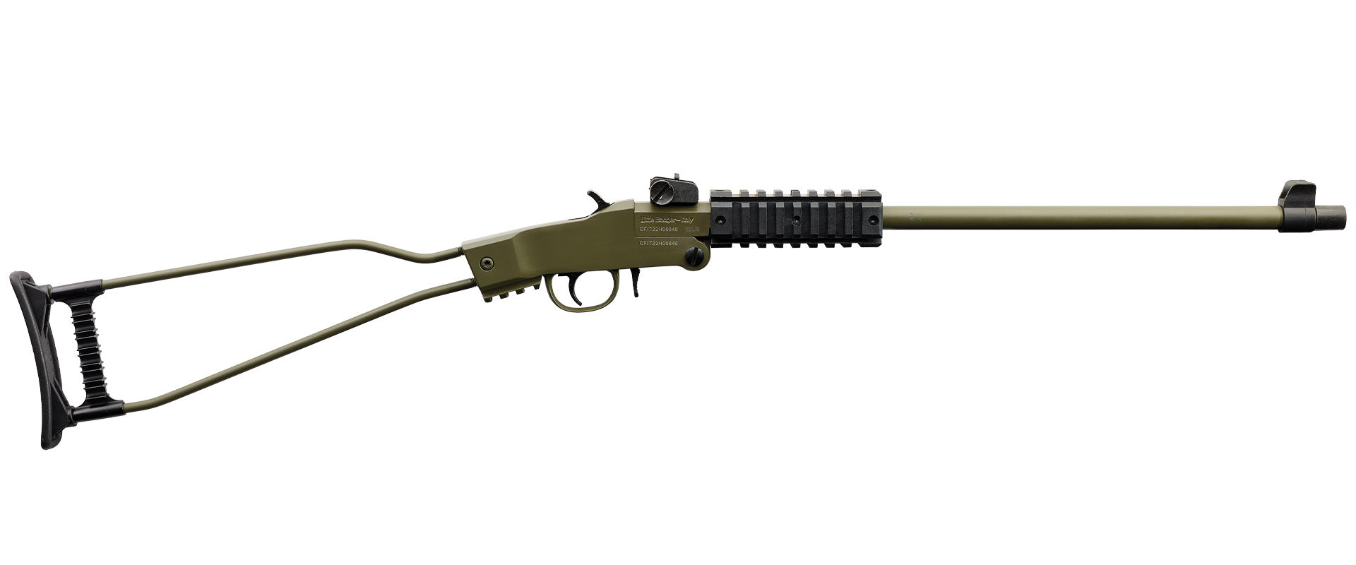 Chiappa Firearms Little Badger .22LR Rifle with OD Green Finish and Black Pack