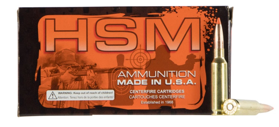 HSM 300 Win Mag Ammunition 165-Grain Tipping Point, 20 Rounds Per Box
