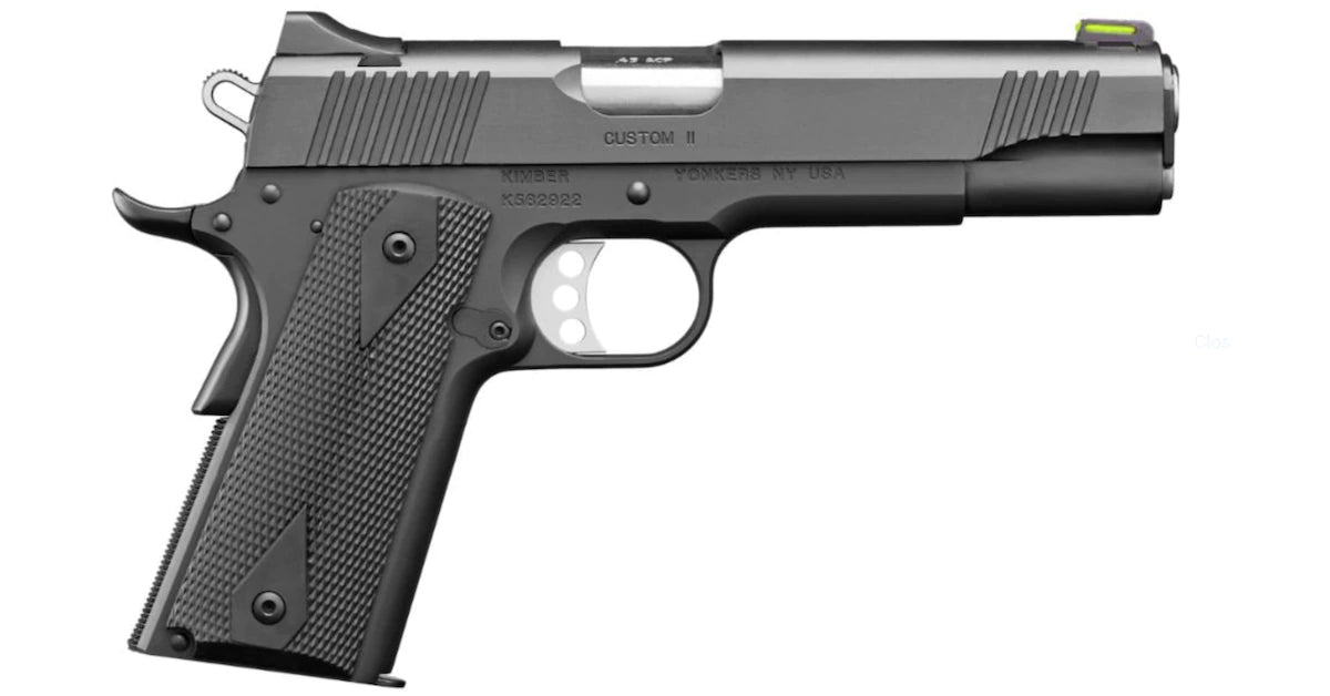 Kimber Custom II GFO .45 ACP Pistol with 5-Inch Barrel and Fiber Optic Sights