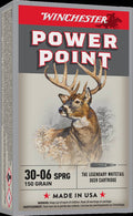 Winchester Ammo X30061 Centerfire Rifle Cartridge for 30-06 Springfield, 150-Grain Power-Point Soft Point
