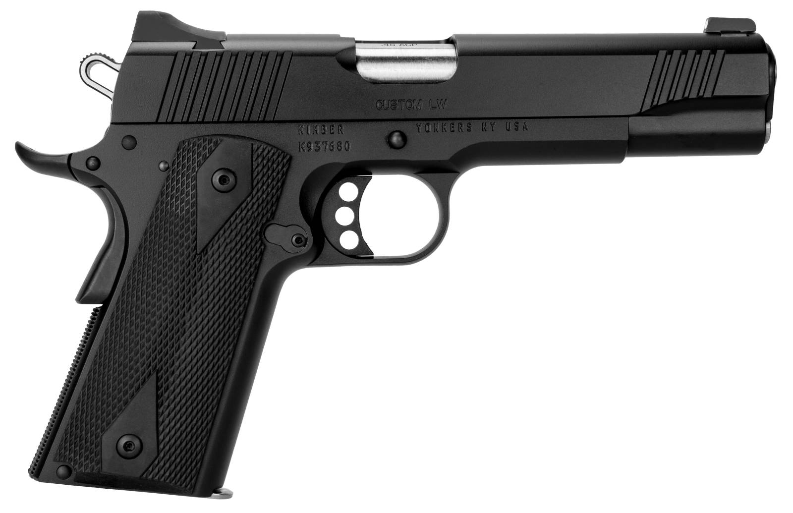 Kimber 1911 Custom LW .45 ACP Full-Size Pistol with 3 Magazines and Range Bag
