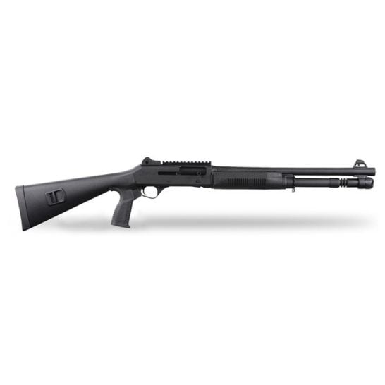 Panzer Arms M4 Tactical 12 Gauge Shotgun with 18.5-Inch Barrel and Black Standard Stock