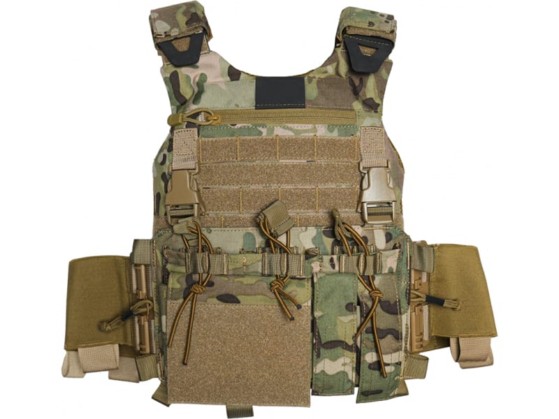 Guard Dog Security TraKR Plate Carrier MultiCam with Placard (TRAKR-MC-PRO)