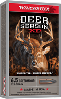 Winchester Ammo Deer Season XP 6.5 Creedmoor 125-Grain Poly Tip Hunting Ammunition, 20 Rounds per Box