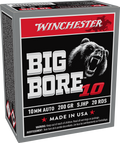 Winchester Ammo Big Bore 10mm 200-Grain Jacketed Soft Point – Hunting Series, 20 Rounds per Box