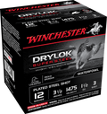 Winchester Ammo Drylok Steel High Velocity 12 Gauge Waterfowl Hunting Shotshells (Part No. SSH12LH3D)