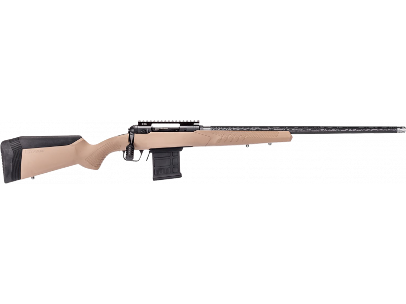 Savage 110 Carbon Tactical Bolt Action Rifle in 6.5 Creedmoor with Carbon Fiber Barrel and Flat Dark Earth Stock