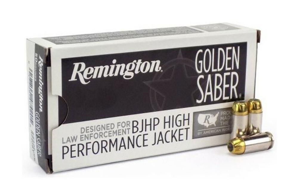 Remington Ammunition Golden Saber Bonded 9mm 124 Grain