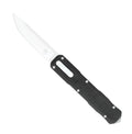 Cobratec Knives Raptor Black 3.13-Inch OTF Knife with Black Handle (Part Number: CTRPTBLKDNS)