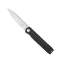 Cobratec Knives Cobratec Kuzio SDE Flip Knife with Black G10 Handle, 3.25 Inch Drop Point Blade